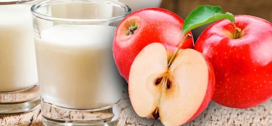 Kefir-oil diet