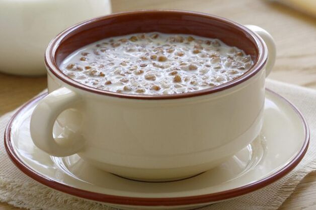 Buckwheat with kefir for 3-day diet