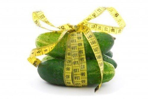 Cucumbers are suitable to lose weight in a week